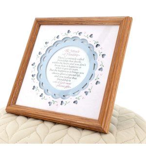 The Miracle of Friendship Religous Framed Picture Religion Christianity Gift